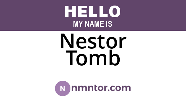 Nestor Tomb