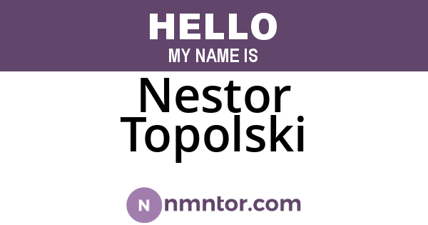 Nestor Topolski