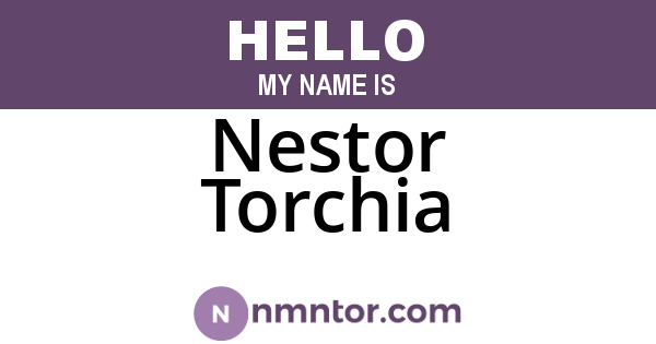 Nestor Torchia