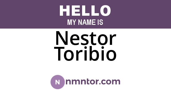 Nestor Toribio