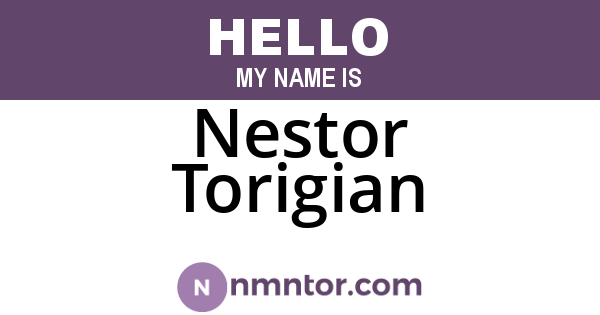 Nestor Torigian