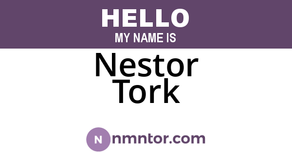 Nestor Tork