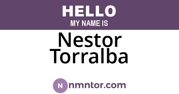 Nestor Torralba