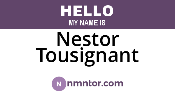 Nestor Tousignant