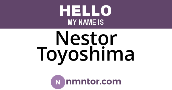 Nestor Toyoshima