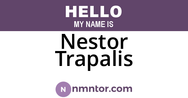 Nestor Trapalis