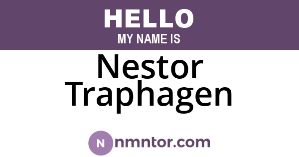 Nestor Traphagen
