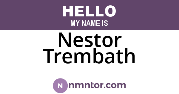 Nestor Trembath