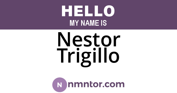 Nestor Trigillo