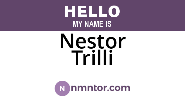 Nestor Trilli