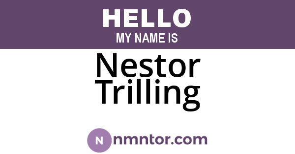 Nestor Trilling