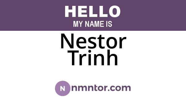 Nestor Trinh