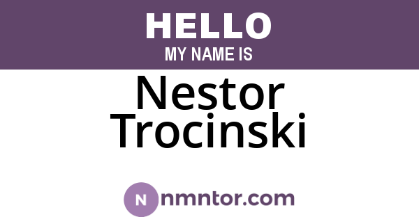 Nestor Trocinski