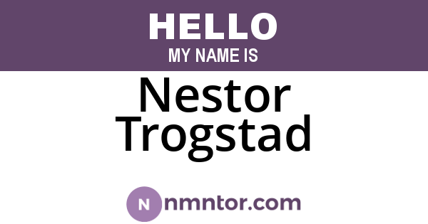 Nestor Trogstad