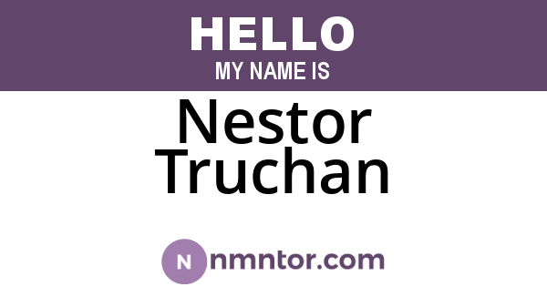 Nestor Truchan