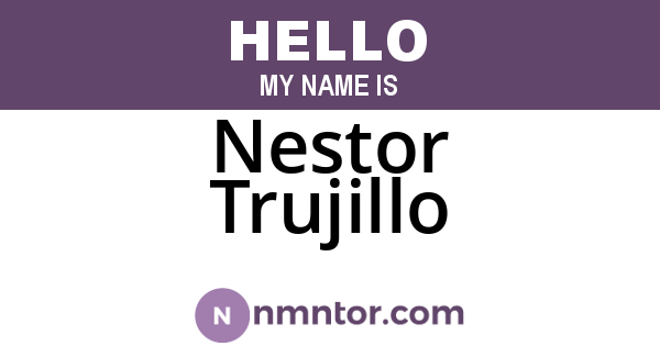 Nestor Trujillo