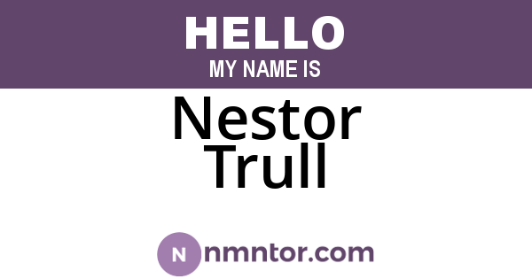 Nestor Trull