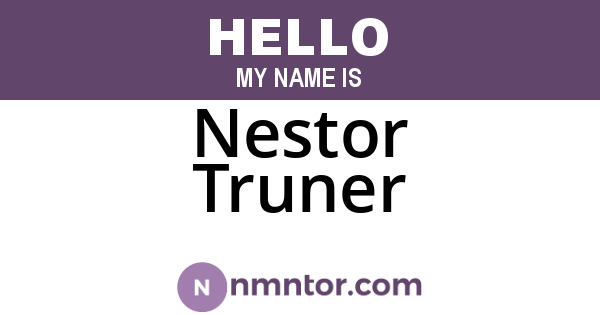Nestor Truner
