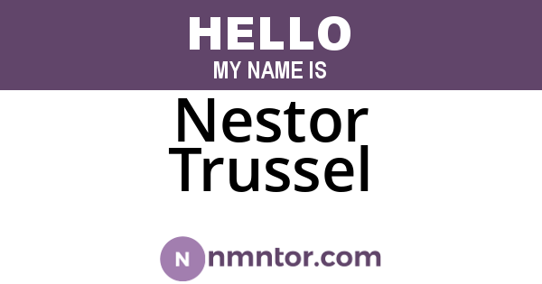Nestor Trussel