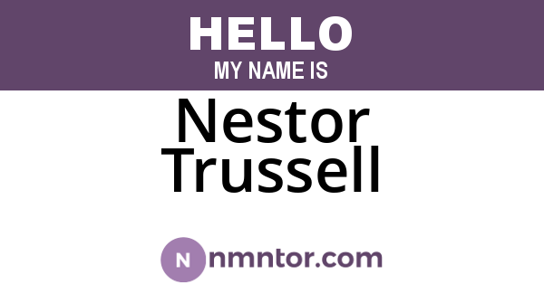 Nestor Trussell