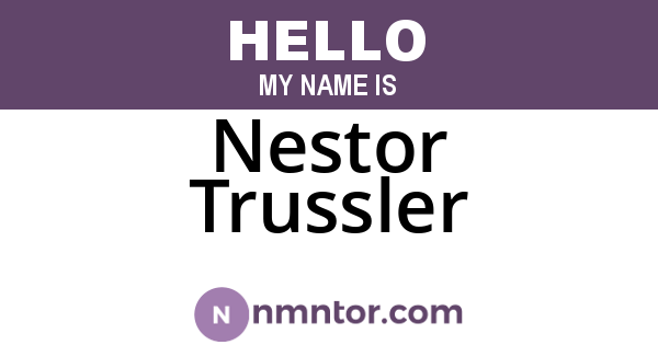 Nestor Trussler