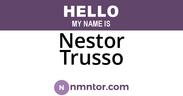 Nestor Trusso