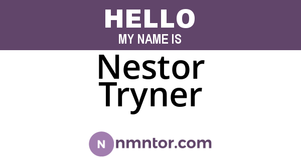 Nestor Tryner