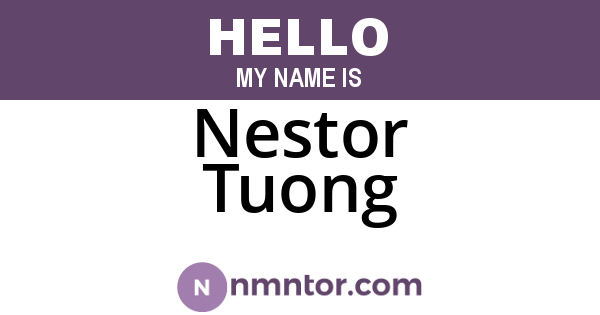 Nestor Tuong