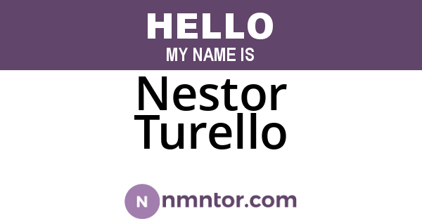 Nestor Turello