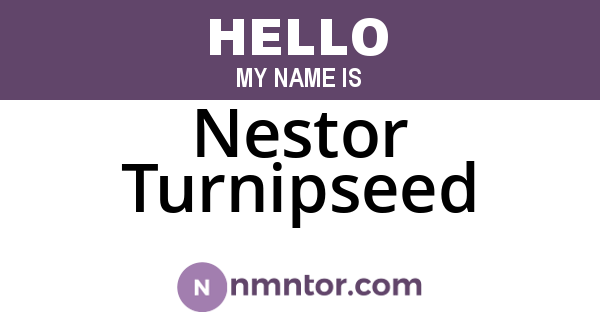 Nestor Turnipseed