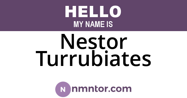 Nestor Turrubiates