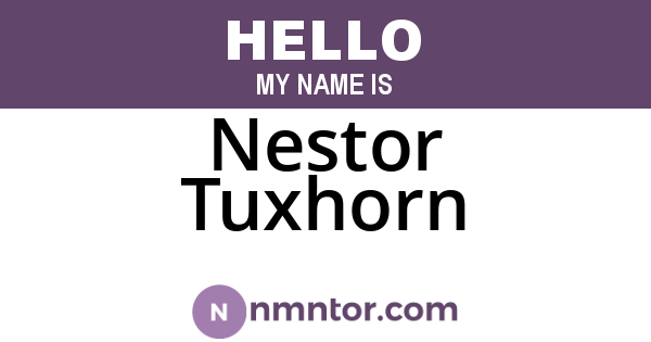 Nestor Tuxhorn