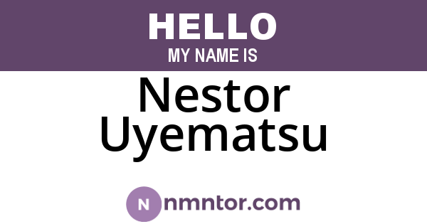 Nestor Uyematsu