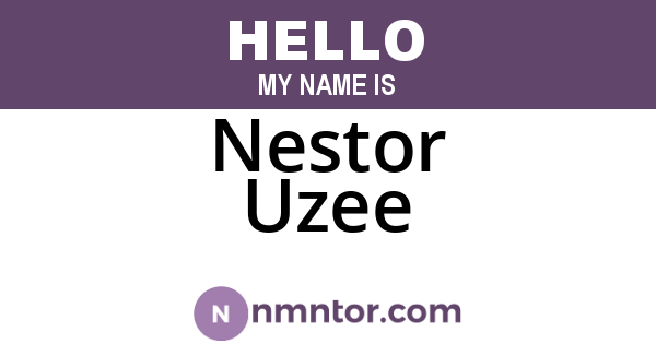 Nestor Uzee