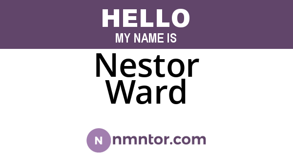 Nestor Ward