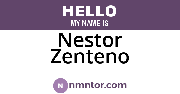 Nestor Zenteno