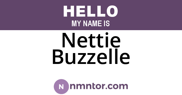 Nettie Buzzelle