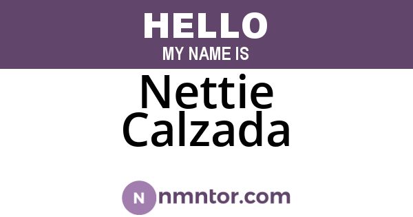 Nettie Calzada