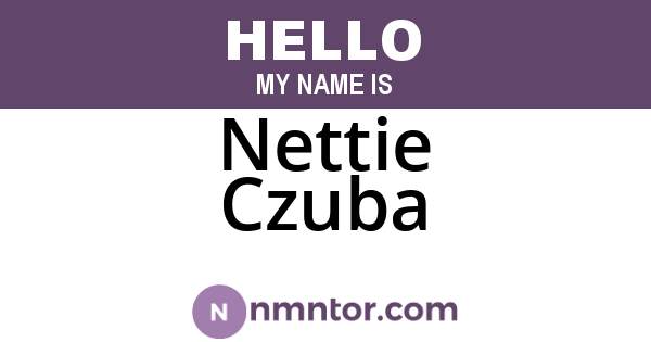 Nettie Czuba
