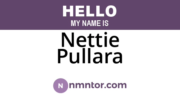 Nettie Pullara