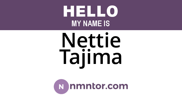 Nettie Tajima