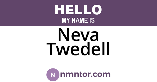 Neva Twedell
