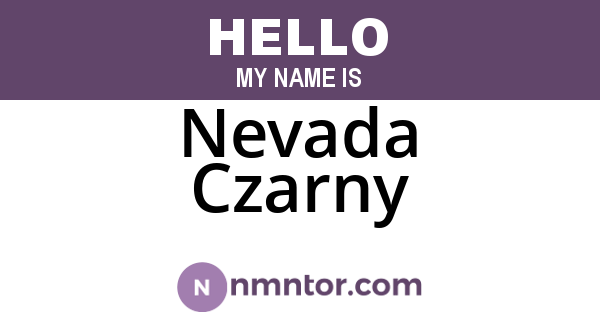 Nevada Czarny