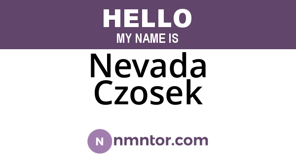 Nevada Czosek