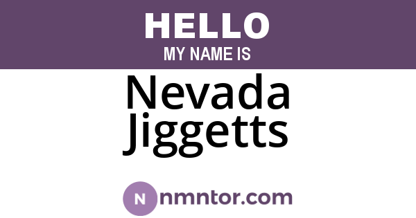Nevada Jiggetts