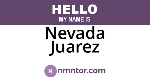 Nevada Juarez
