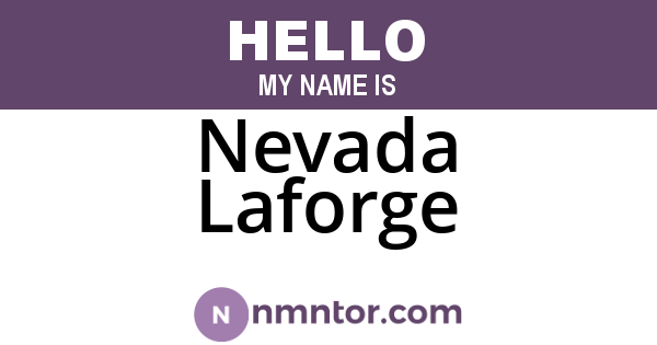 Nevada Laforge