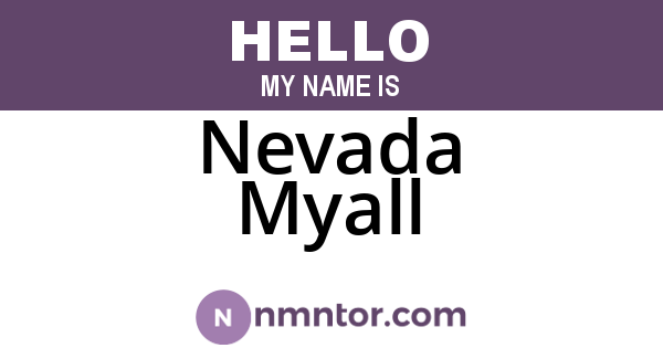 Nevada Myall