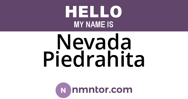 Nevada Piedrahita