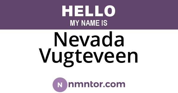 Nevada Vugteveen
